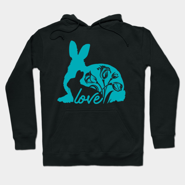 Bunny Mom Hoodie by creative