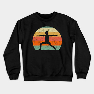 Yoga Warrior at Sunset Crewneck Sweatshirt