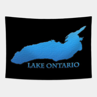 Lake Ontario Great Lakes Outline Tapestry