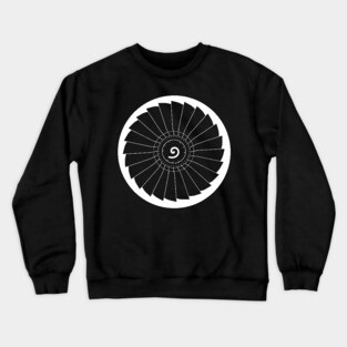 737 Turbine Commercial Airliner Crewneck Sweatshirt