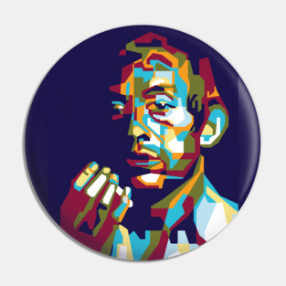Abstract Popart Serge gainsbourg in WPAP Pin