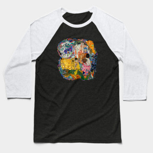 The Klimt Collage Baseball T-Shirt