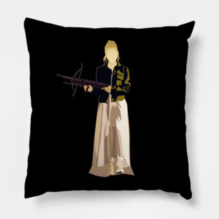 buffy prom silhouette design Pillow