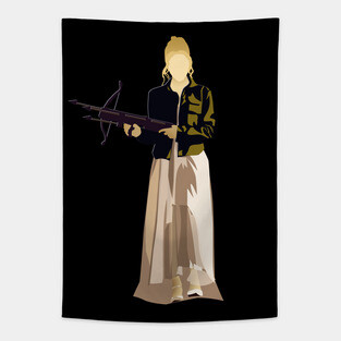 buffy prom silhouette design Tapestry