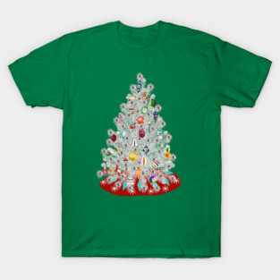 Classic Christmas: Aluminum Tree T-Shirt