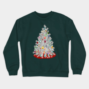 Classic Christmas: Aluminum Tree Crewneck Sweatshirt