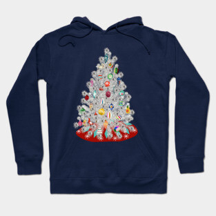 Classic Christmas: Aluminum Tree Hoodie