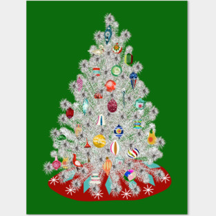 Classic Christmas: Aluminum Tree Posters and Art