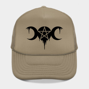 WICCA, WITCHCRAFT, TRIPLE MOON Hat