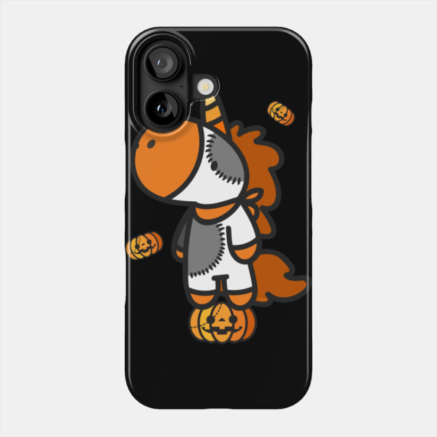 Halloween Unicorn with Pumpkins T Shirts Gifts Phone Case by creative
