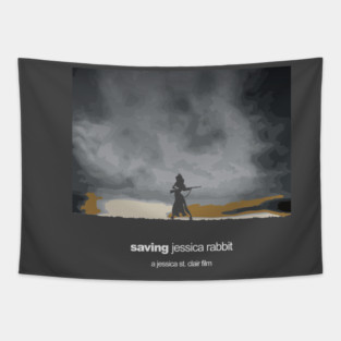 Saving Jessica Rabbit! Tapestry