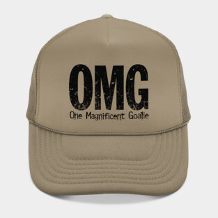 OMG: One Magnificent Goalie – funny ice hockey goalie Hat