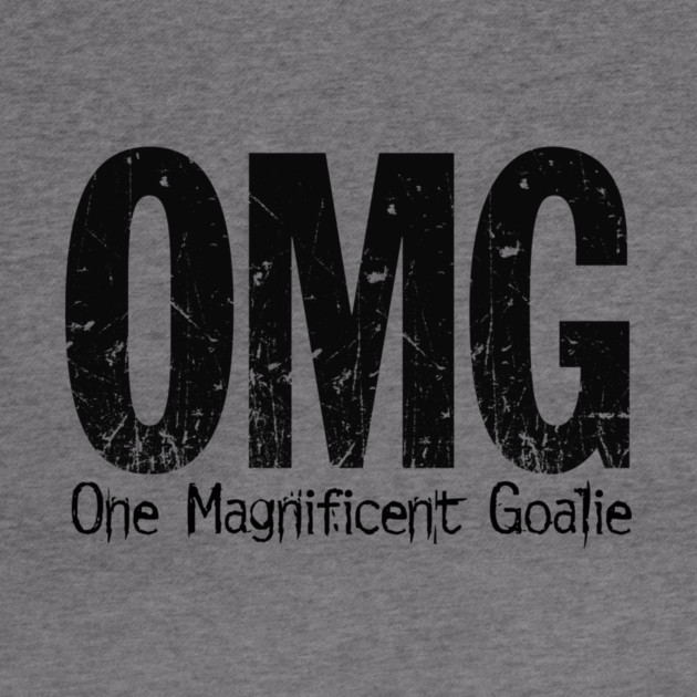 OMG: One Magnificent Goalie – funny ice hockey goalie by eBrushDesign