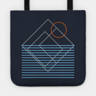 Retro Sunset Tote