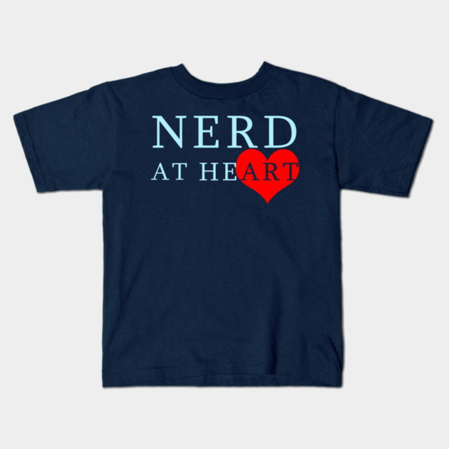 NERD AT HEART Kids T-Shirt by droidmonkey