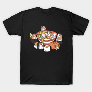 Pit Bull Ramen Sushi T-Shirt
