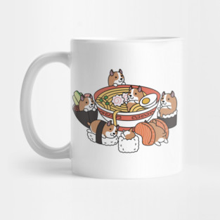 Pit Bull Ramen Sushi Mug