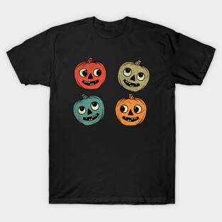 Vintage Halloween Pumpkin T-Shirt