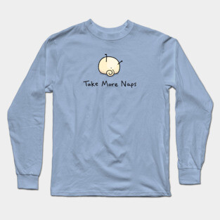 Pug Wisdom: Take More Naps Long Sleeve T-Shirt
