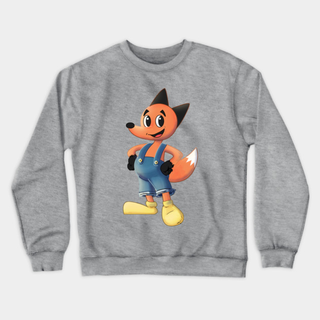 CUTE LITTLE FOX Crewneck Sweatshirt by droidmonkey