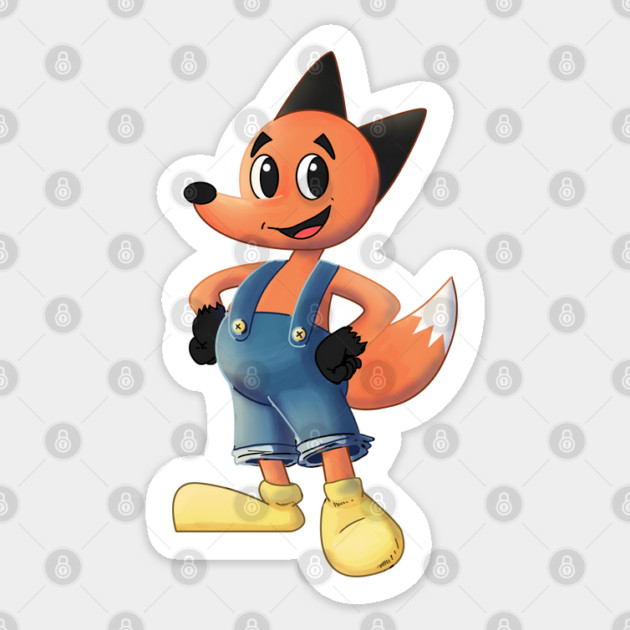 CUTE LITTLE FOX Sticker by droidmonkey