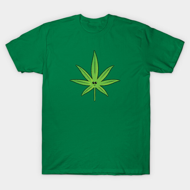 Buddy the Weed Leaf - Drug Buddies T-Shirt by Strangers With T-Shirts