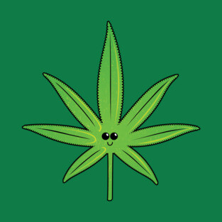 Buddy the Weed Leaf - Drug Buddies T-Shirt