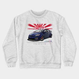 Toyota Prius 2JZ Blue Crewneck Sweatshirt