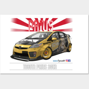 Toyota Prius 2JZ IDW Posters and Art