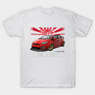 Toyota Prius 2JZ Red T-Shirt