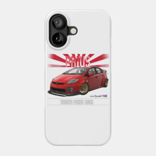 Toyota Prius 2JZ Red Phone Case