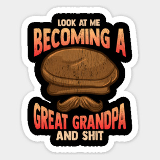 Becoming a Great Grandpa T-Shirt Funny Father’s Day Tee Shirt Gift Magnet