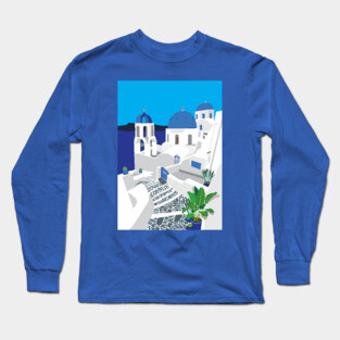 Santorini Long Sleeve T-Shirt