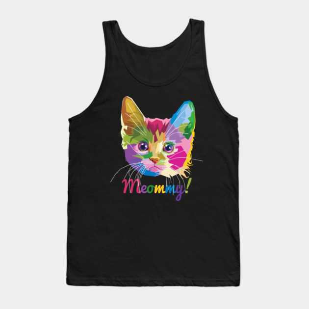 Meommy Kitten Tank Top by creative