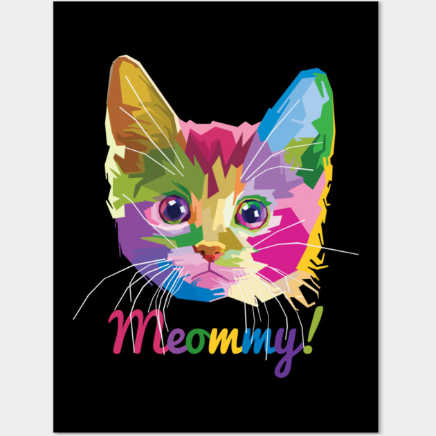 Meommy Kitten Wall Art by creative