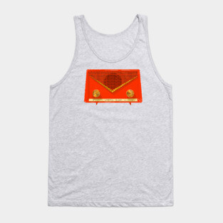 Vintage red radio Tank Top