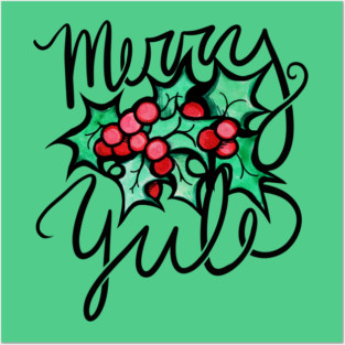 Merry Yule Posters and Art