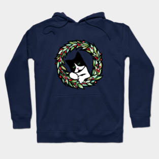 Christmas Kitty Cat Hoodie