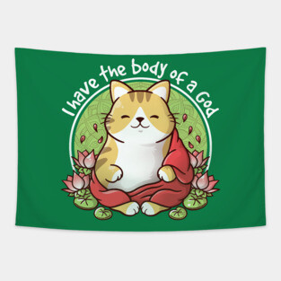 Cat body of a God Tapestry