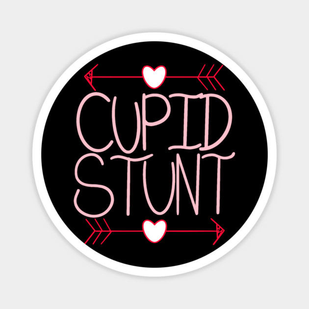 Cupid Stunt Funny Subtle Swear Word Magnet by belownormal