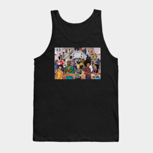 Black Cartoon Reunion #1 Tank Top