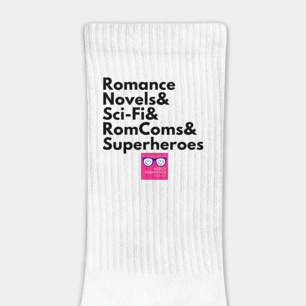 NRP Topic Black Letters Romance Logo by Nerdy Romantics Fan Shop*