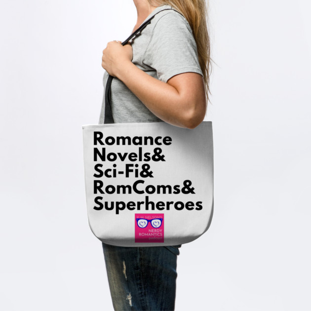 NRP Topic Black Letters Romance Logo by Nerdy Romantics Fan Shop*