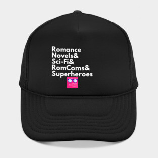 NRP Topic White Letters romance logo Hat