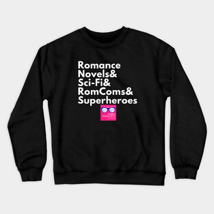 NRP Topic White Letters romance logo Crewneck Sweatshirt