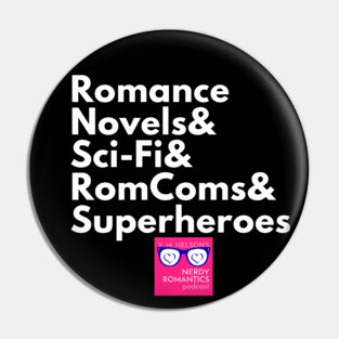 NRP Topic White Letters romance logo Pin