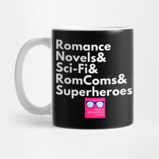 NRP Topic White Letters romance logo Mug
