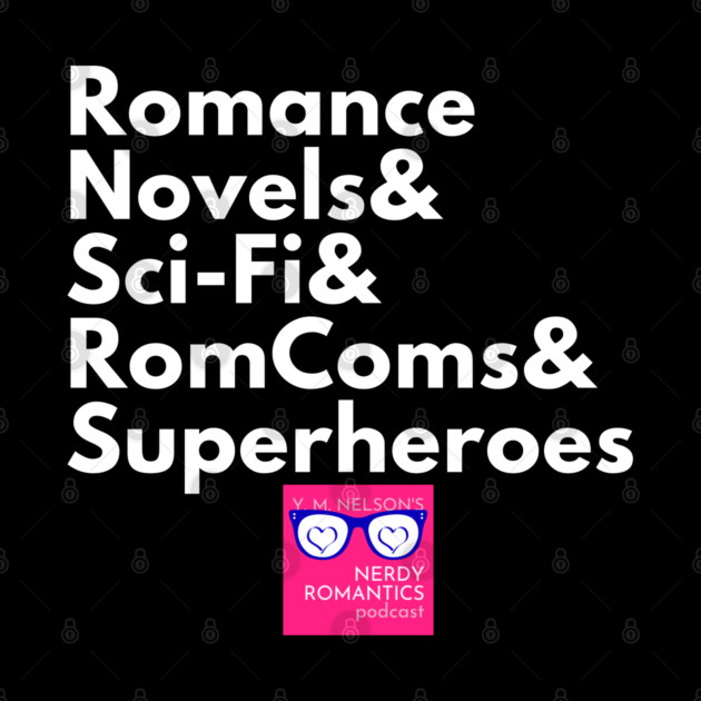 NRP Topic White Letters romance logo by Nerdy Romantics Fan Shop*
