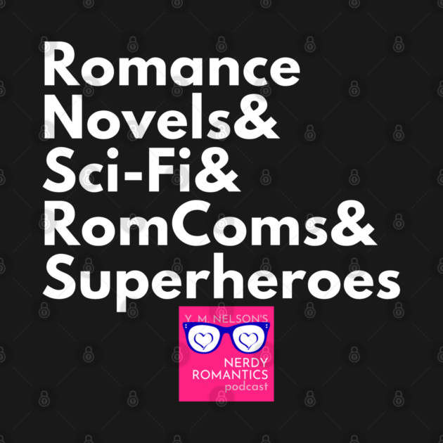 NRP Topic White Letters romance logo by Nerdy Romantics Fan Shop*
