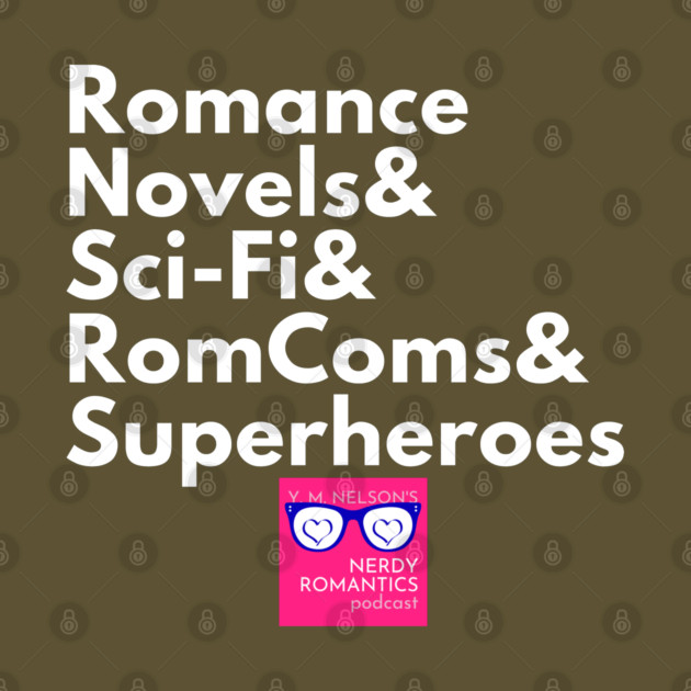 NRP Topic White Letters romance logo by Nerdy Romantics Fan Shop*